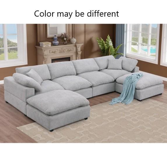 Furniture - Wilroy Sectional Sofa, Durango Sleeper Sofa, Nadine Panel Bed Headboard - MSRP $4,019
