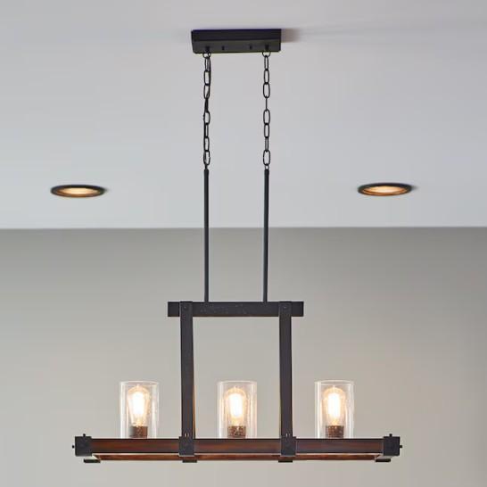 Kichler Barrington Kitchen Island Light, Honeywell Smart Thermostat, EGO Misting Fan - MSRP $3,695
