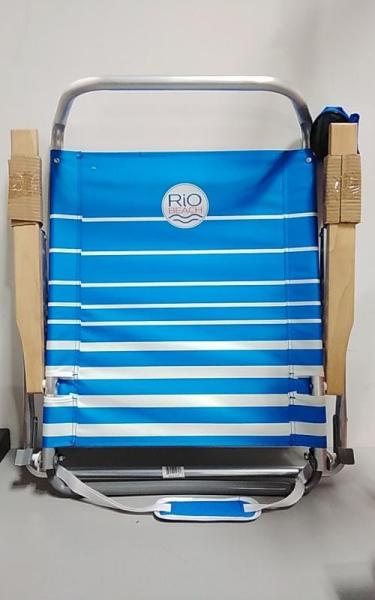 Bed Bath & Home - Rio Beach 5-Position High Back Beach Chair, Assorted Colors - MSRP $2,399