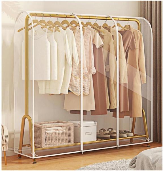 Home- Cinbloo Colorful Floral Shower Curtain, Voyboced Clear Garment Rack Cover, iRFKCIOW Pipe Cleaner Set -MSRP $3,956
