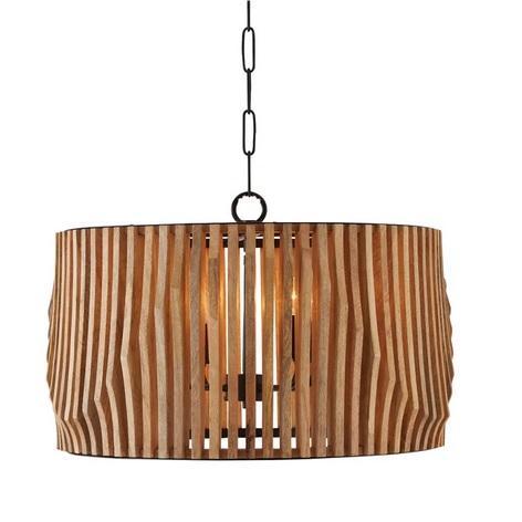 Capital Lighting 344642WK Wood Pendant - MSRP $578