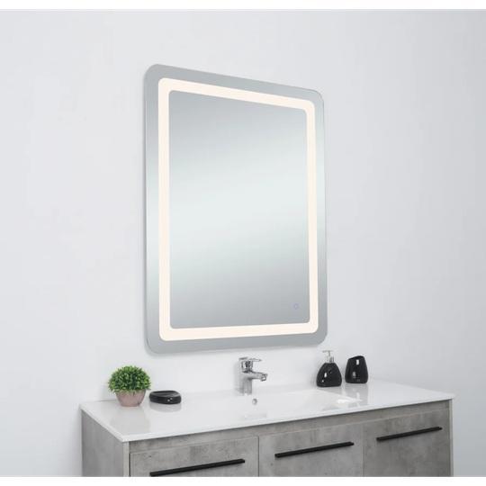 Elegant Lighting MRE33040 Frameless Bathroom Wall Mirror - MSRP $482