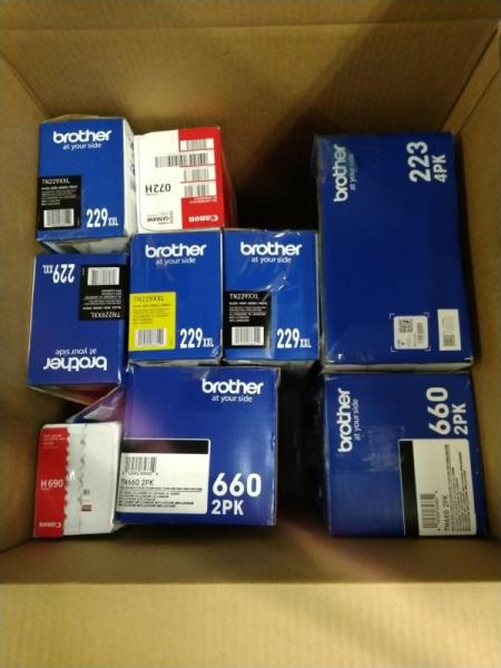 Consumer Electronics - Epson B11B198011 Scanner, Canon Genuine 069 Black Toner - MSRP $2,305
