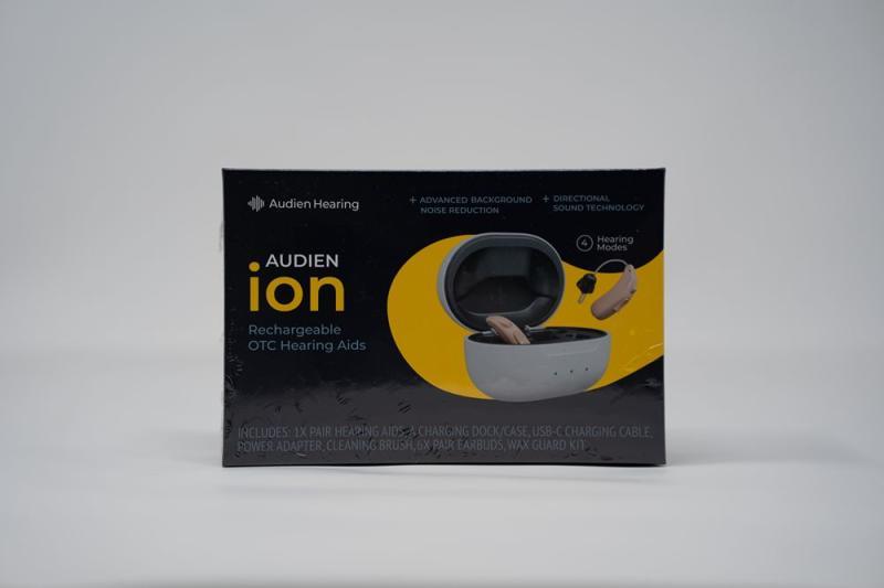 Audien ION Rechargeable Hearing Aids w/ Warranty - MSRP $15,648