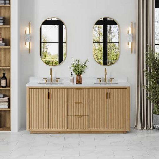 Miseno MV-NM-CADI72-LWT-WA Vanity Set - MSRP $1,525