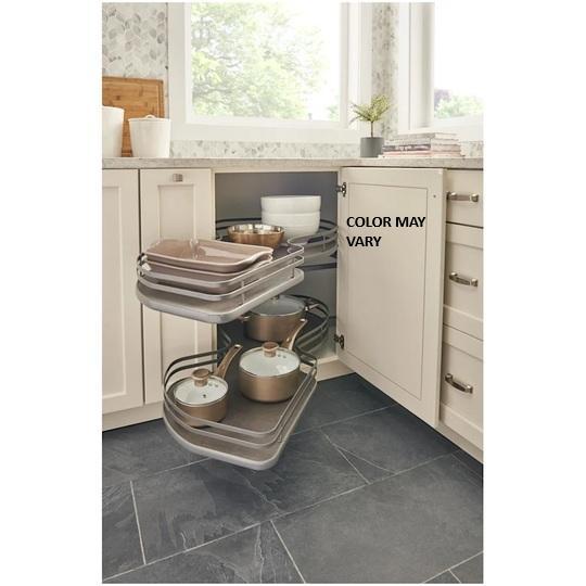 Rev-A-Shelf 5372-15-GR-R 2 Tier Cloud Garasolo Lazy Susan - MSRP $577