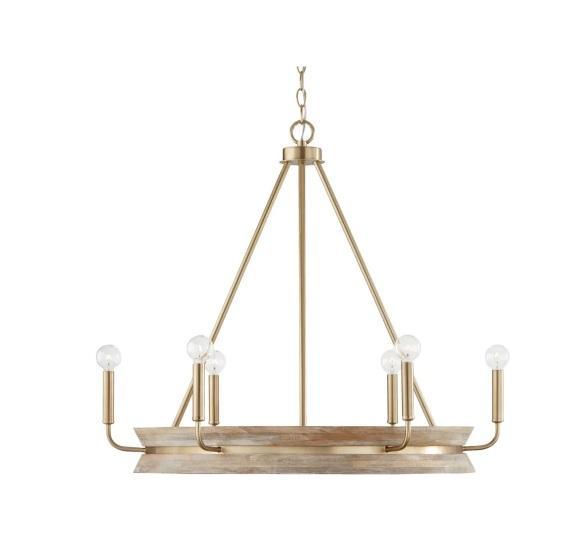 Capital Lighting 447361WS Chandelier - MSRP $718