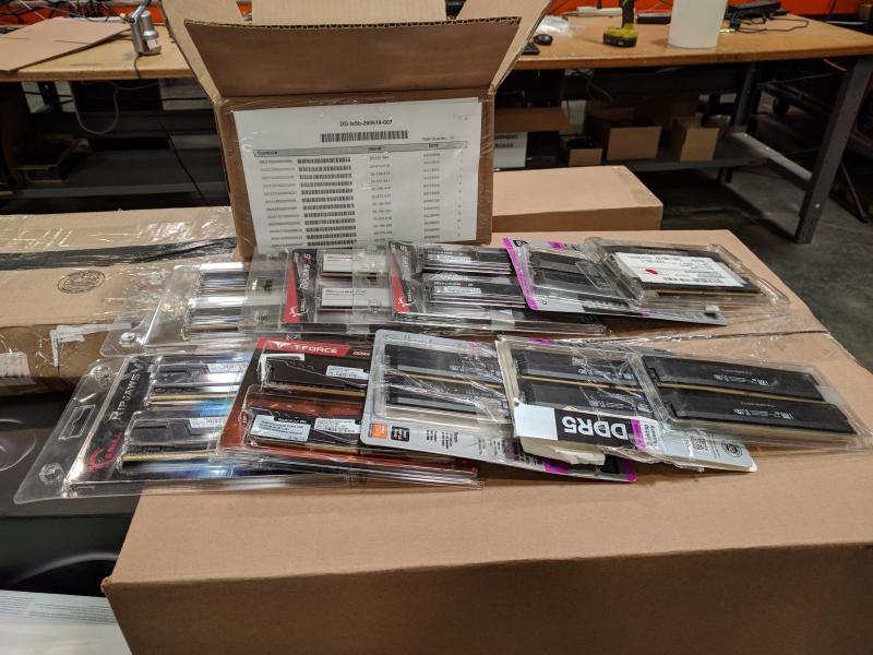 Gaming PC Desktop Memory (RAM) Lot & More - MSRP $15.4K - 30 Qty