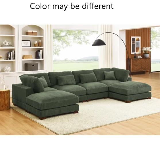 Furniture - Andreco Sectional, Monroe Canopy Platform Bed, Storage Chest - MSRP $3,575