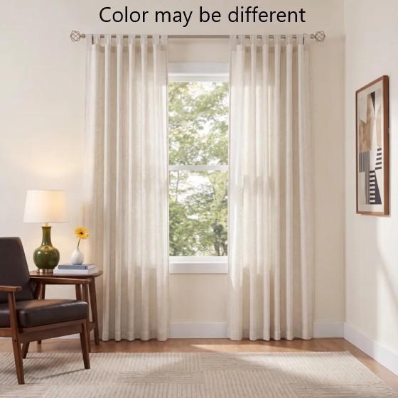 Home Decor - AllModern Linen Curtains, Birch Lane Stoneware Butter Dish, Dathan Bath Mat - MSRP $1,336