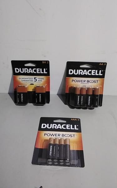 Batteries - Duracell Coppertop Alkaline Batteries AA, Duracell Coppertop Alkaline Batteries AAA- MSRP $3,864