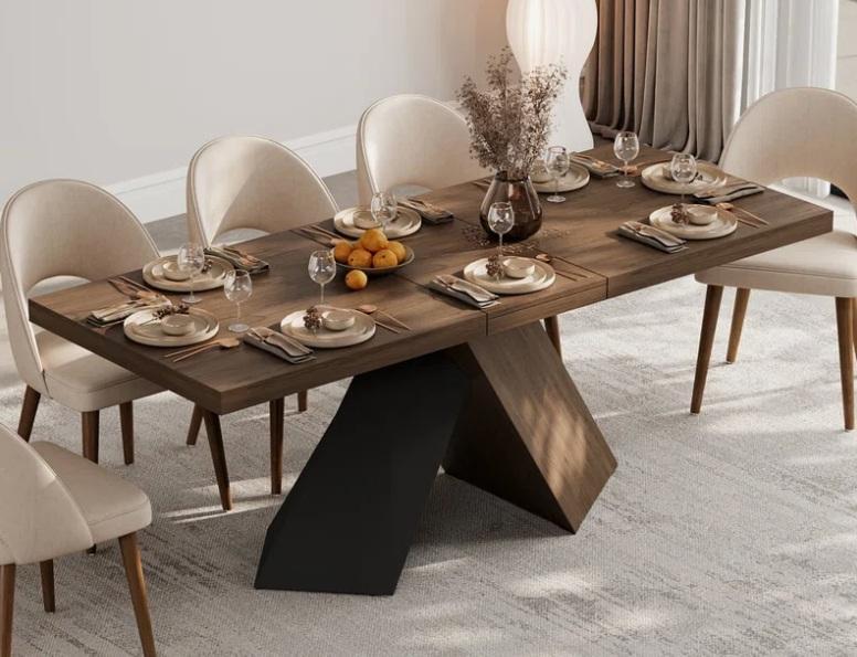 CLOSEOUT TRUCKLOAD- Housewares- 63''-79'' Farmhouse Extendable Dining Table, Astro Compartment Reclining Sectional -MSRP $35,230