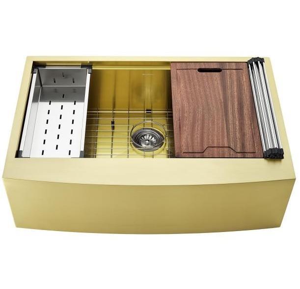 Home Improvement - Tourner Kitchen Sink, Oylus Space Heater, Progress Briarwood Pendant - MSRP $1,729