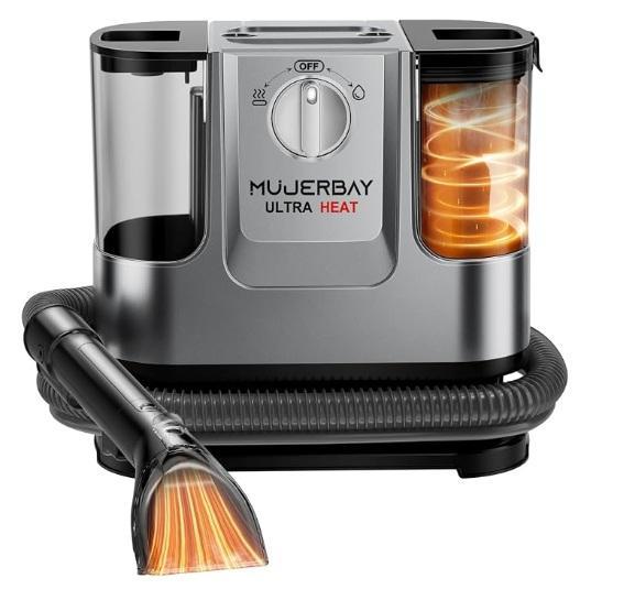 MUJERBAY UltraHeat 12Kpa Portable Spot/Stain Carpet Cleaner, MR CARTOOL F109 Automatic Brake Bleeder Kit - MSRP $2,460
