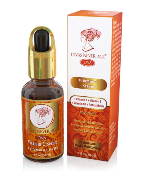 Skincare Lot 175 Units DIVAS NEVER AGE® Vitamin C Serum - MSRP $23,625