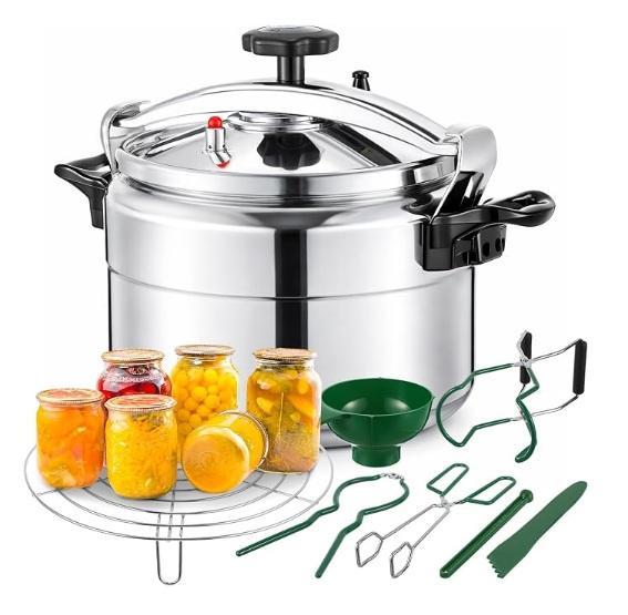 Kritkin 16qt Canning Pressure Cooker Supplies Kit, ForoGore 4pk Slide Gate Guide Roller, 197" Splash Pad - MSRP $1,347