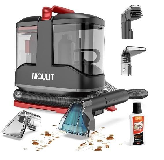 Portable Carpet & Upholstery Cleaner Machine, 5in Q Cooling Bamboo Viscose Mattress Topper, Beach Tent - MSRP $1,701