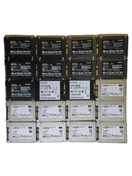SOLID STATE DRIVES - MIXED BRANDS: 4TB, 2TB, 1TB 2.5" SATA SSDs
