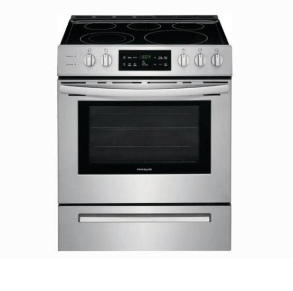 Frigidaire 30 Inch Front Control Electric Range - MSRP $1,164
