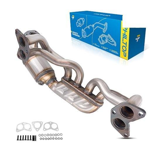 PHILTOP 16689 Subaru Stainless Steel Catalytic Converter Fit, Leegol Electric 9lb Vibratory Rock Tumbler - MSRP $1,531