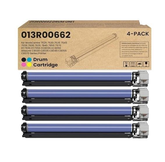 4-Pack 013R00662 Drum Cartridge 7525 Unit, Lifecreek Portable Air Conditioner, Maxdot 8gal/30L Trash Can - MSRP $1,863