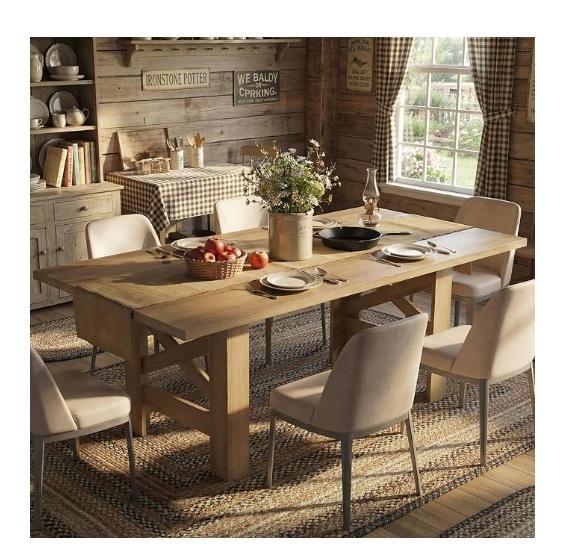 IDEALHOUSE 71" Long Dining Table, 40inHx23.6ftL Garden Fence, Samsonite Freeform Hardside Carry-On Luggage -MSRP $1,426