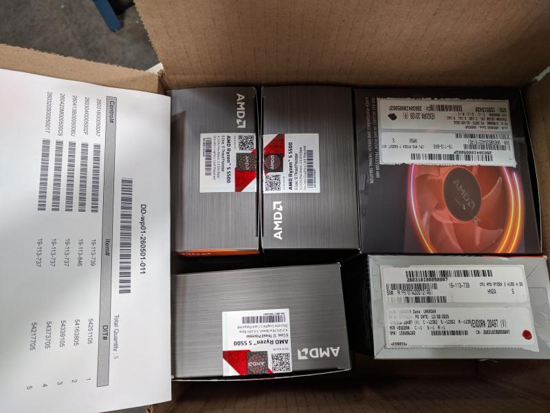 9800X3D, Xeon Gold, PC Desktop / Server CPU Lot & More - MSRP $19K