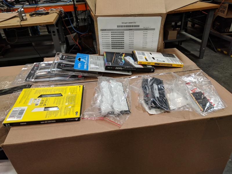 Gaming PC Desktop Memory (RAM) Lot & More - MSRP $6.9K - 9 Qty