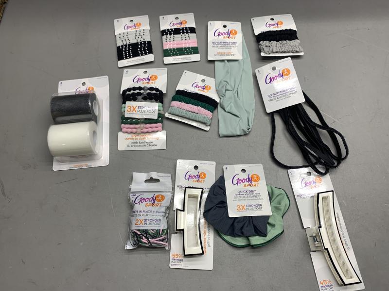 General Merchandise - Dahlia Flower Bundle, Goody Sport Forever Elastics Flow - MSRP $2,172