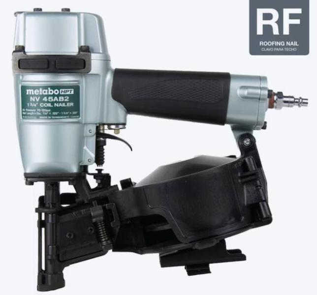 Metabo HPT 1-3/4in 15-Degree Pneumatic Coil Roofing Nailers, Harbor Breeze Merrimack II 52in Ceiling Fan - MSRP $3,095