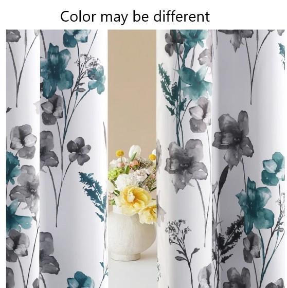 Home Decor - Peshy Floral Curtains, Laura Ashley Bedskirt, Galen Roman Shade - MSRP $1,817