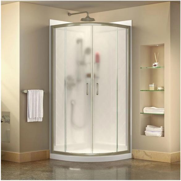 Elegant Lighting DL-6153-04FR Shower Enclosure - MSRP $1,599