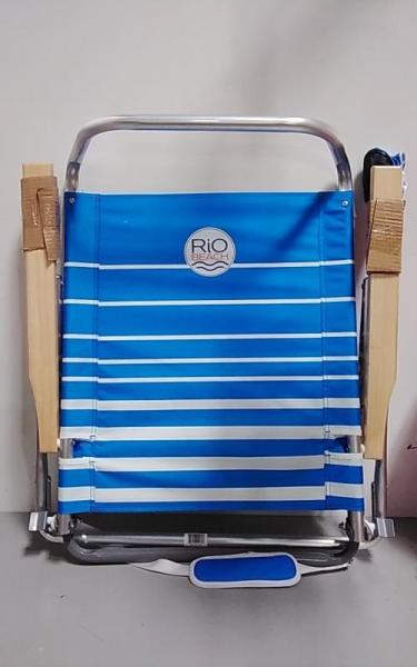 Bed Bath & Home - Rio Beach 5-Position High Back Beach Chair, Assorted Colors - MSRP $2,399