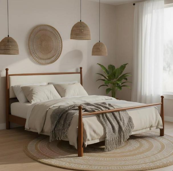 Furniture -  NFusion Bed Frame, Willa Arlo™ Interiors Arm Sofa,  George Oliver Dining Table - MSRP $1,938