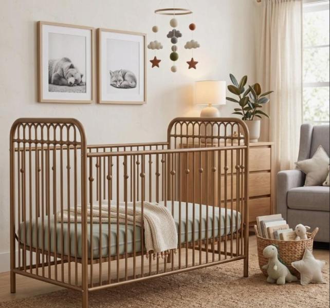 Furniture - Mason & Marbles Crib,  Lark Manor™ Side Table, Wade Logan® Kitchen Island - MSRP $1,622