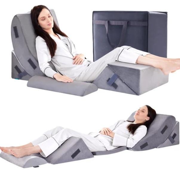 BDEUS SLGD-9004-BE-2 w/Arms, 6 Pillows & Ottoman Base - MSRP $459