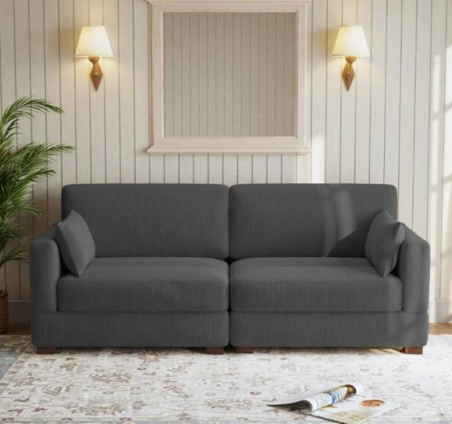 Furniture - Wade Logan® Sofa, Red Barrel Studio® Dining Chairs,  Millwood Pines Sideboard - MSRP $3,255