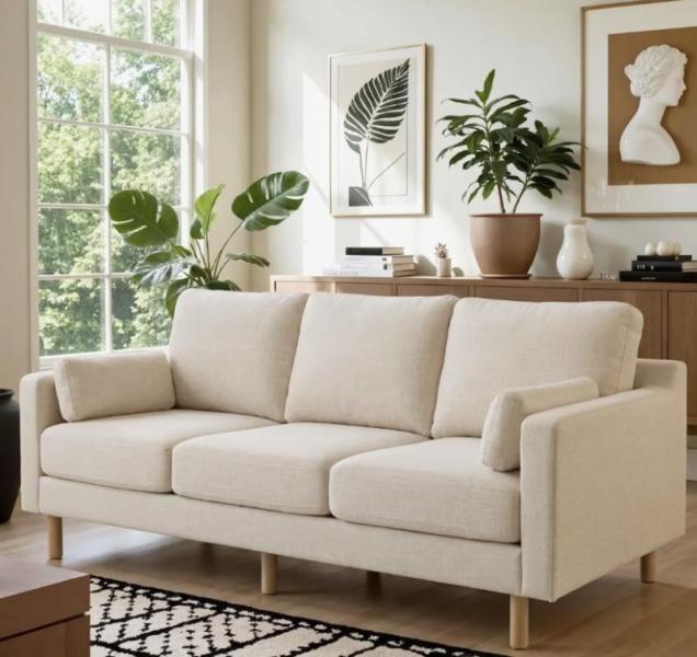 Furniture - Ebern Designs Sofa,  Corrigan Studio® Dining Chairs, Mercer41 Dresser - MSRP $2,167