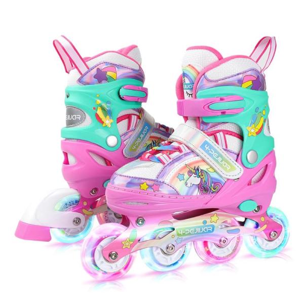 Outdoors - Unicorn Rainbow Inline Skates, UPANBIKE Adult Bike Helmet, Pottwal Swim Vest for 1-2 Years - MSRP $1,757