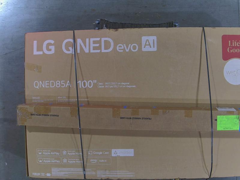 Salvage - Electronics - LG 100" Evo AI QNED85A Mini LED 4K Smart TV & Da-Lite  Projection Screen - MSRP $4,137