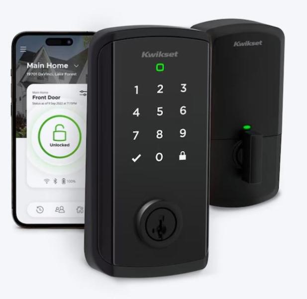 Kwikset Halo Select Wi-Fi+ Bluetooth Keypad Deadbolt Lock, CRAFTSMAN WS2200 25cc Gas String Trimmer - MSRP $2,321