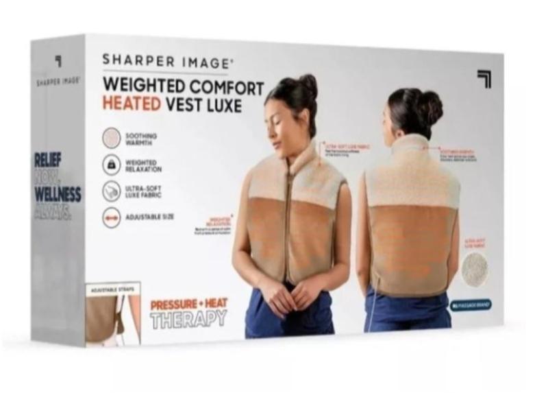 Sharper Image Heated Vest Luxe - Therapy Heat