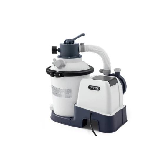 INTEX 925GPH Krystal Clear Sand Filter Above Ground Pool Pump, 3in Ultra-Fluffy Q Memory Foam Mattress Top -MSRP $1,722