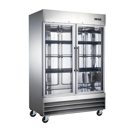 Salvage - Black Diamond USRF-2D-G Two Section Reach In Refrigerator - MSRP $6,999