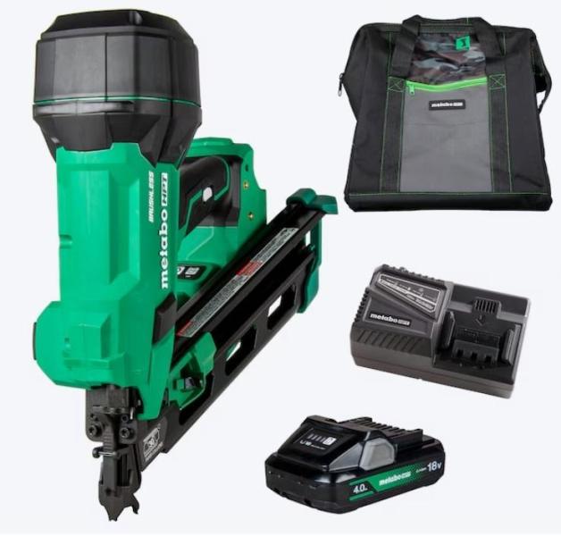 Metabo HPT Multi-Volt 3-1/2in 30-Degree Clip head/Roundhead Framing Nailer, Harbor Breeze Ceiling Fan - MSRP $2,907