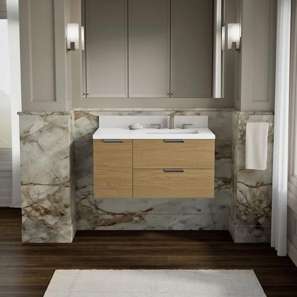 Kohler K-34655-WEK Vanity Set - MSRP $1,798