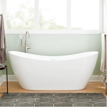 Signature Hardware 445130 Soaking Bathtub - MSRP $1,729