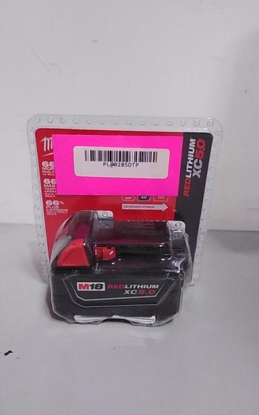 Milwaukee M18 18V 5Ah Lithium-Ion XC Extended Capacity Battery Pack - MSRP $169