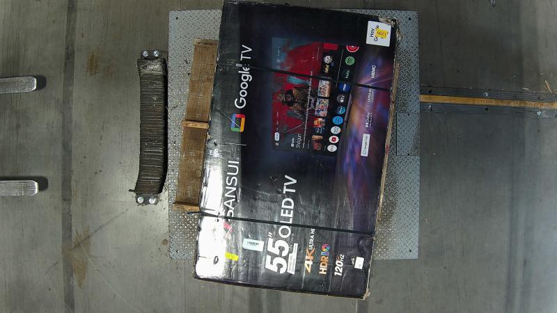 Salvage - Sansui 55" OLED 4K UHD Frameless Design Google TVs - MSRP $3,770