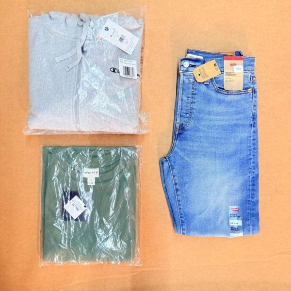 Bulk Lot of 1000 Womens, Mens, Kids Mixed Apparel